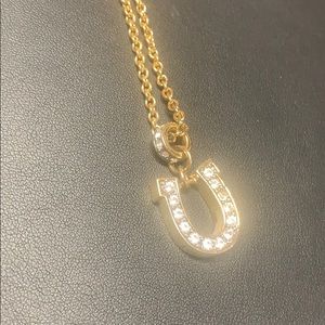 Juicy Couture original diamond horseshoe necklace